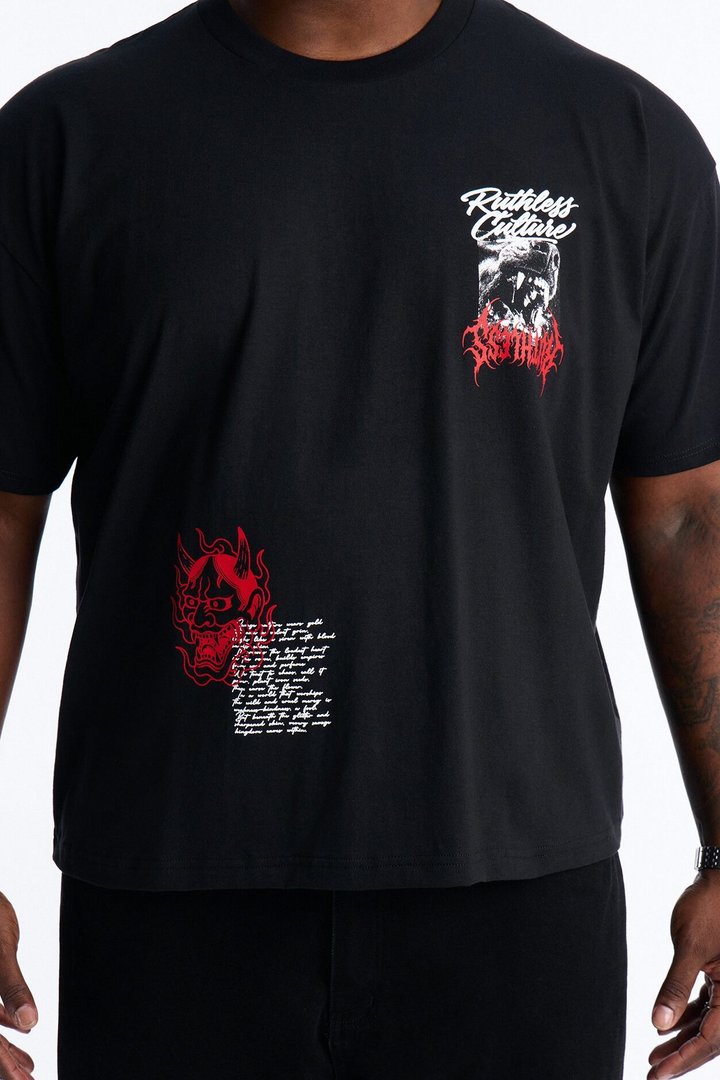 Ruthless Culture Forever Boxy Short Sleeve Tee - Black