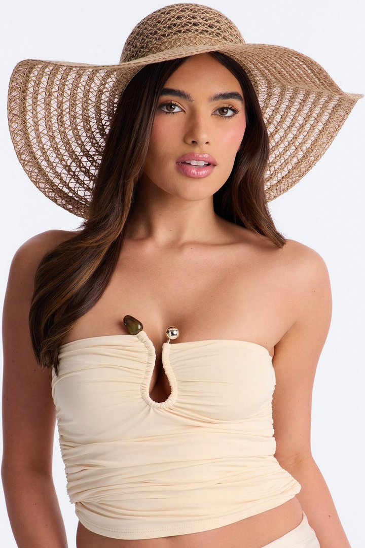 Cannes Straw Hat - Tan