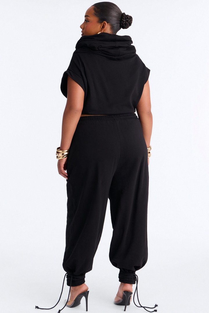 Alexa Jogger Pant Set - Black