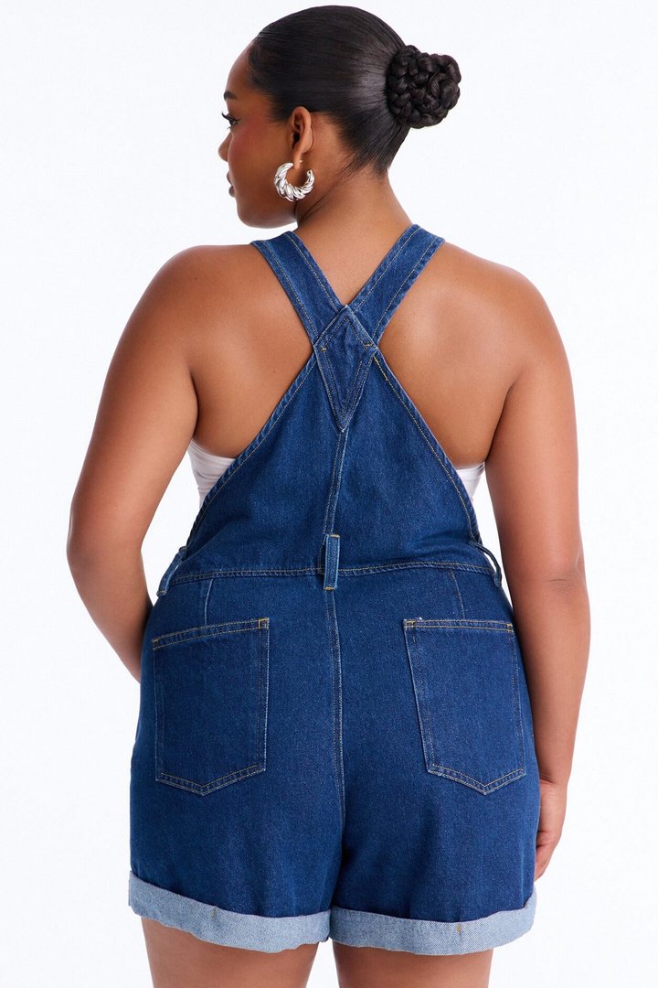 Carolina Denim Short Overall - Indigo