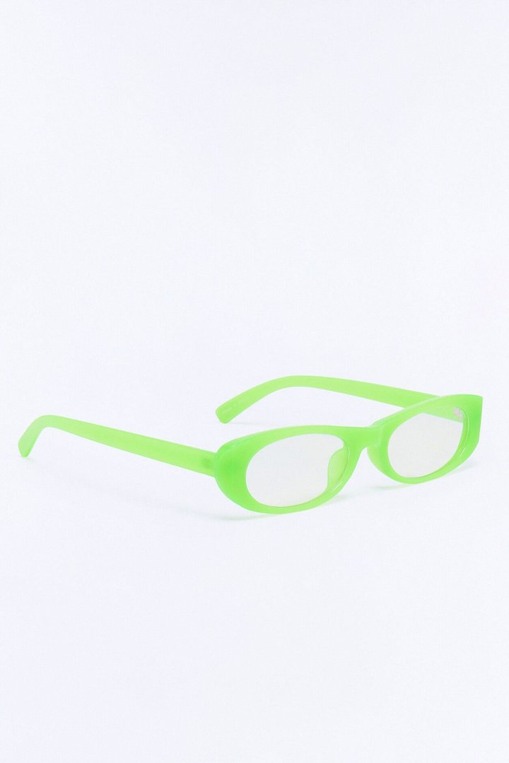 Glow Stick Blue Light Glasses - Neon Green