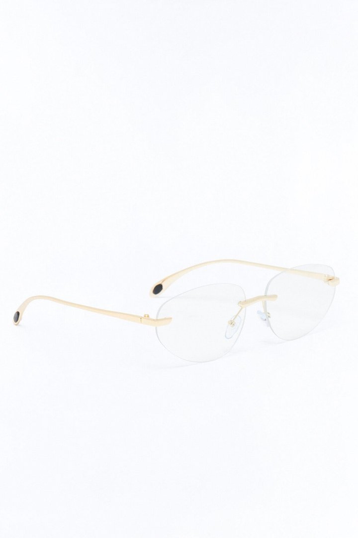 Star Power Glasses - Gold/Clear