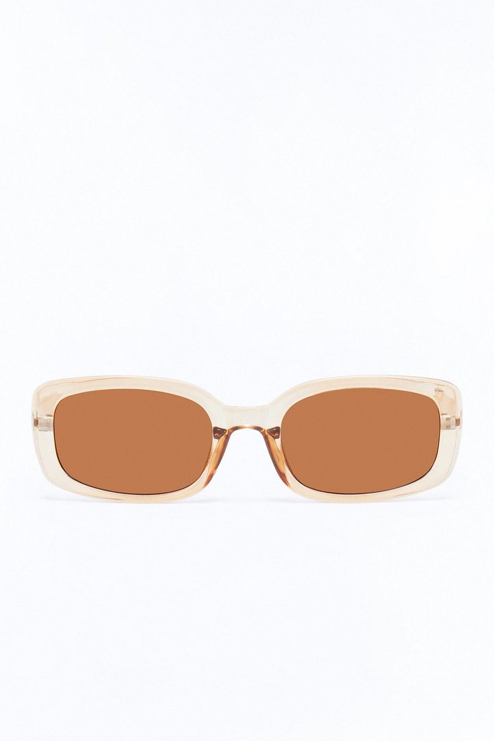 In Uniform Square Sunglasses - Brown