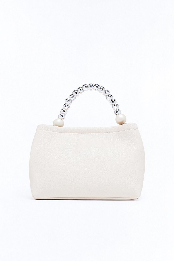 Under The Moon Faux Leather Crossbody Handbag - Ivory