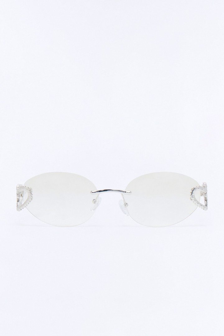 Lover Girl Glasses - White