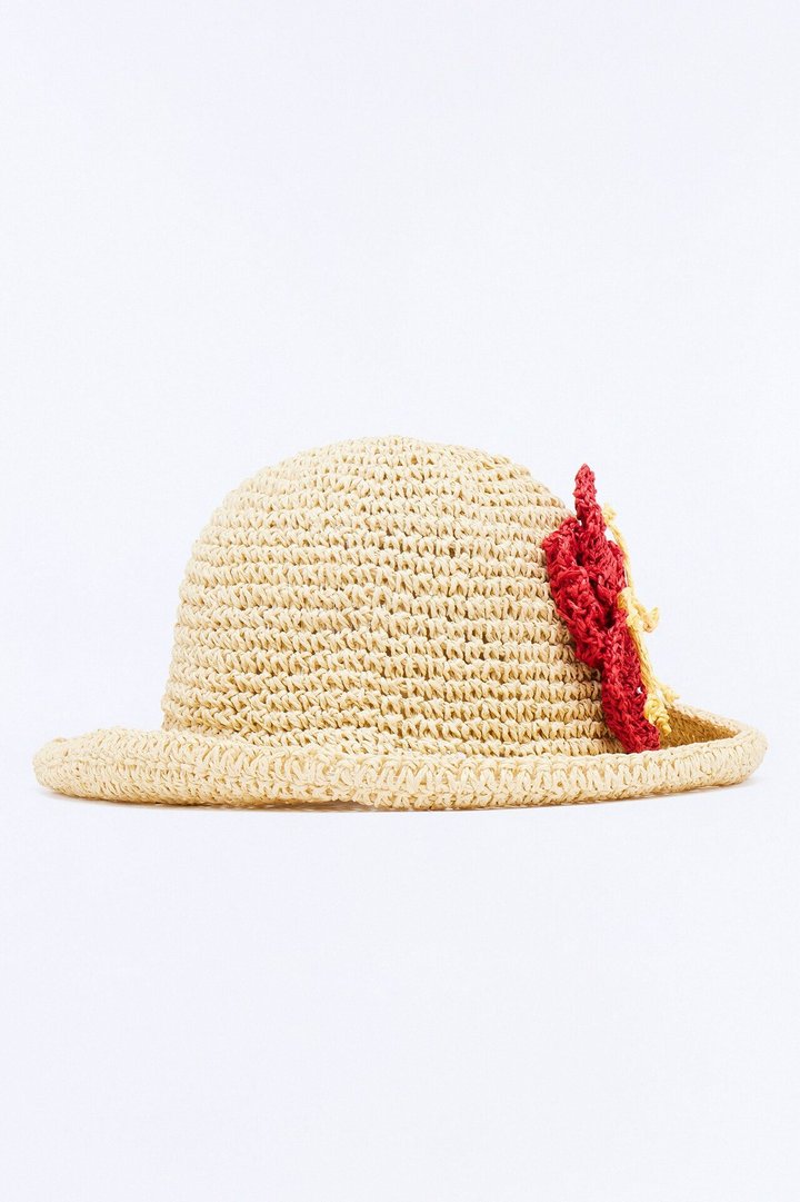Flower In The Sand Sun Hat - Natural/Combo