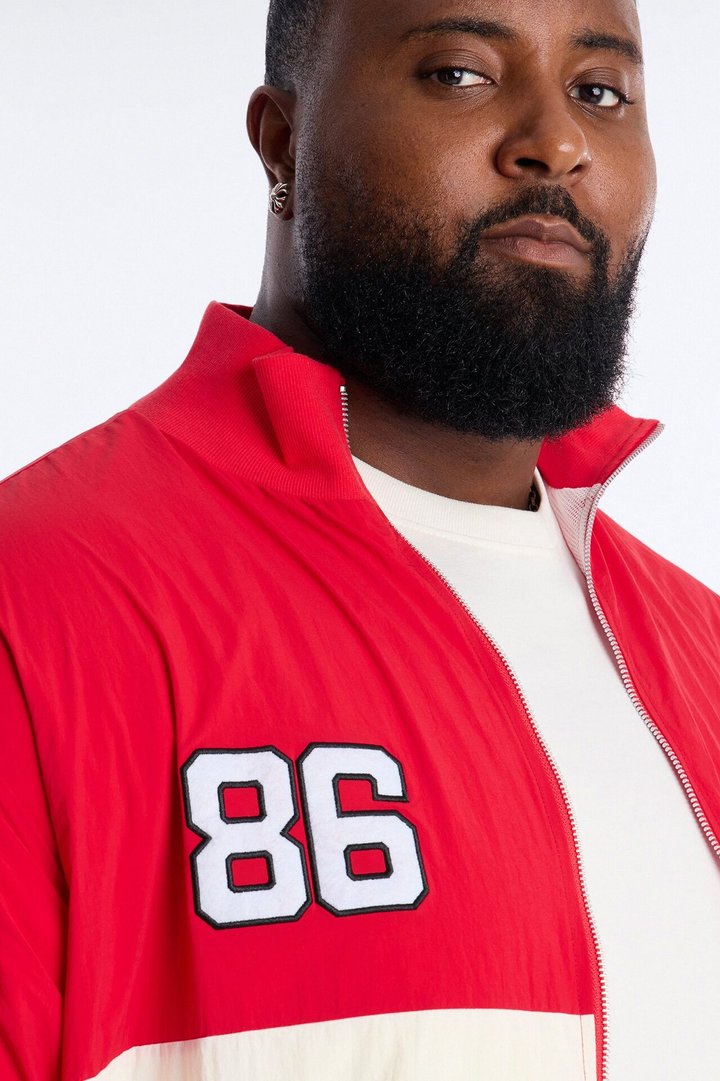 Coca Cola Warm Up Track Jacket - Red/combo