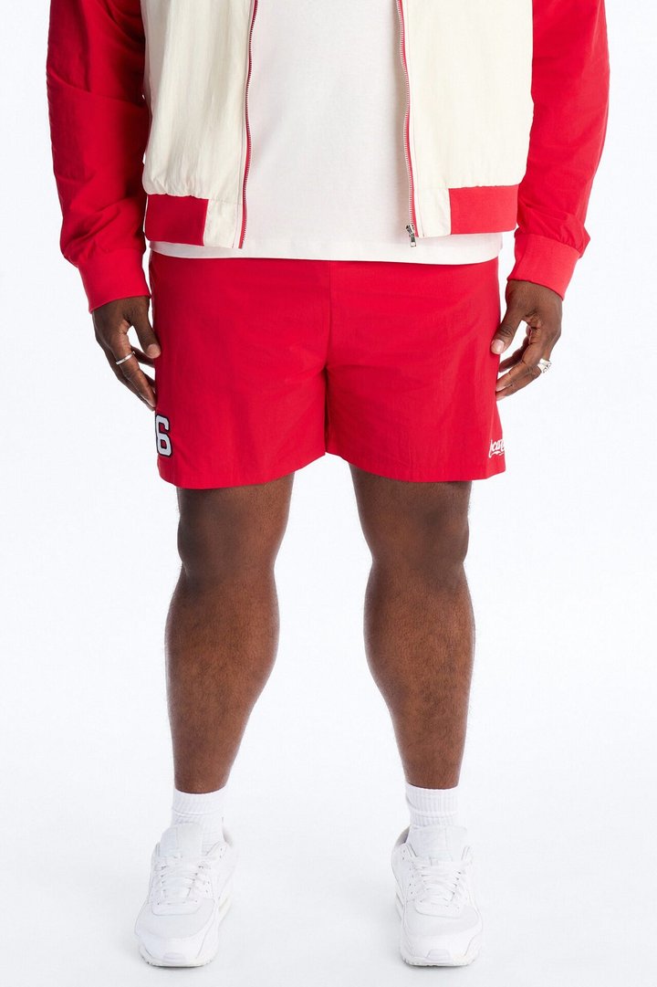 Coca Cola Warm Up Track Short - Red/combo