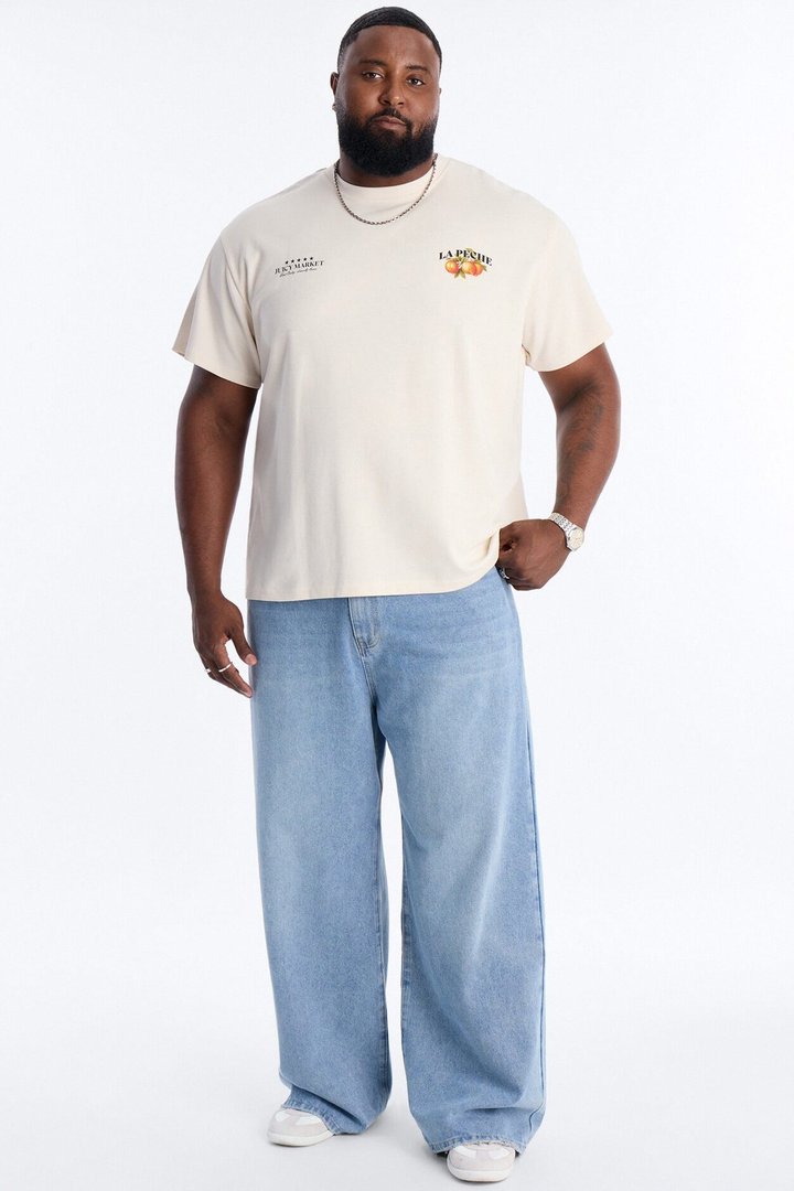 La Peche Juicy Market Short Sleeve Tee - Sand