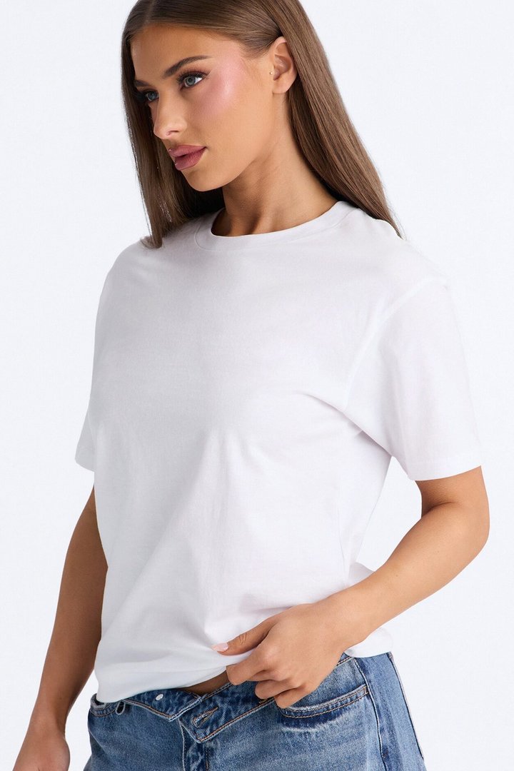 Random Tuesday Oversized T Shirt - White