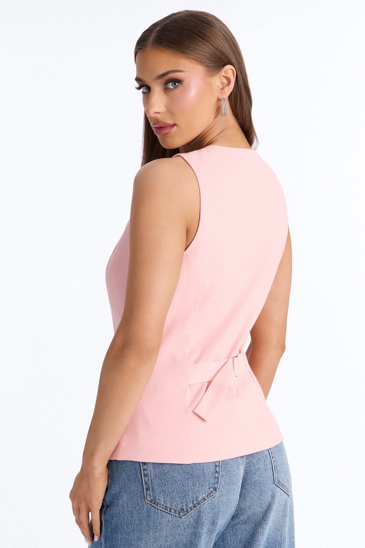 Brooklyn Babe Vest Top - Pink