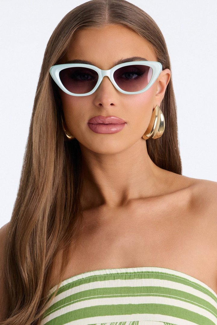 Up Town Gal Sunglasses - Blue/combo