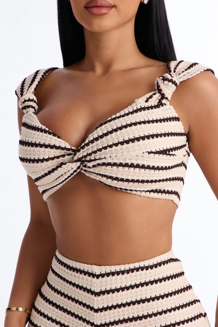 Sunshine Lover Crochet Short Set - Cream/combo