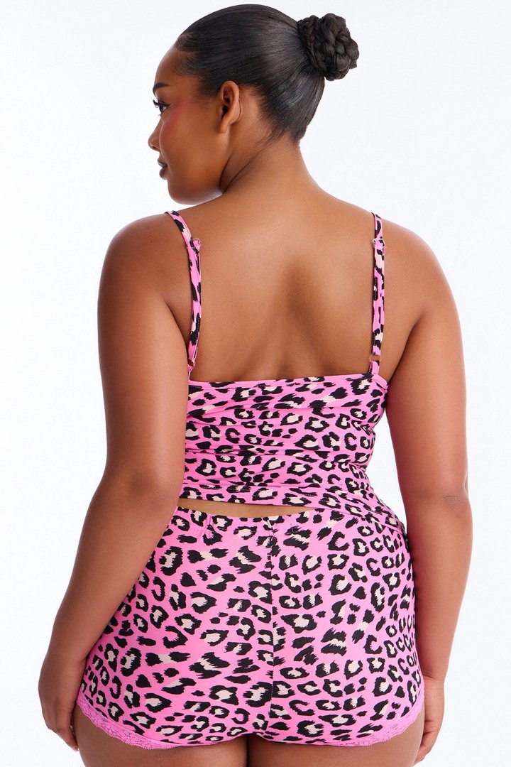 Perfect Catch PJ Short Set - Pink/combo