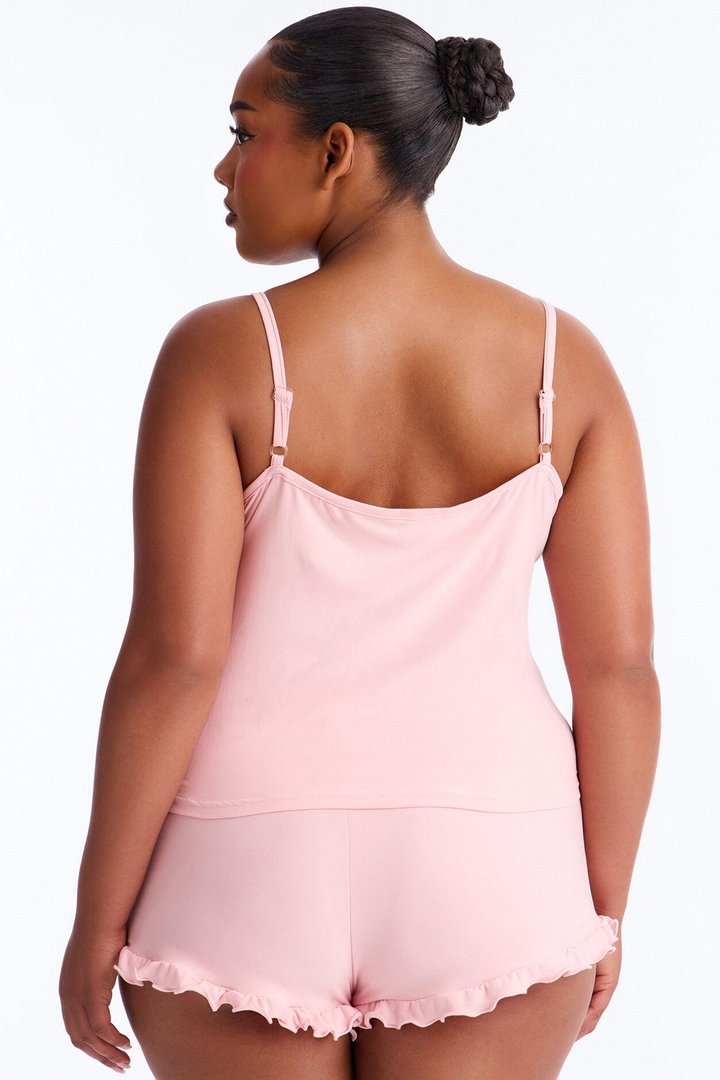 Team Bride Tank & Short PJ Set - Pink