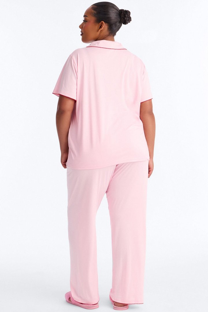 Extra Spicy PJ Pant Set - Pink/combo