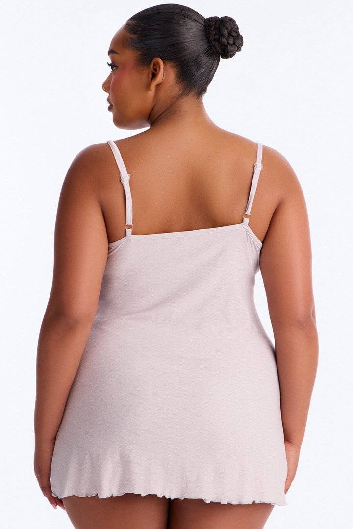 Cute But Sleepy PJ Sleep Dress - Heather Grey