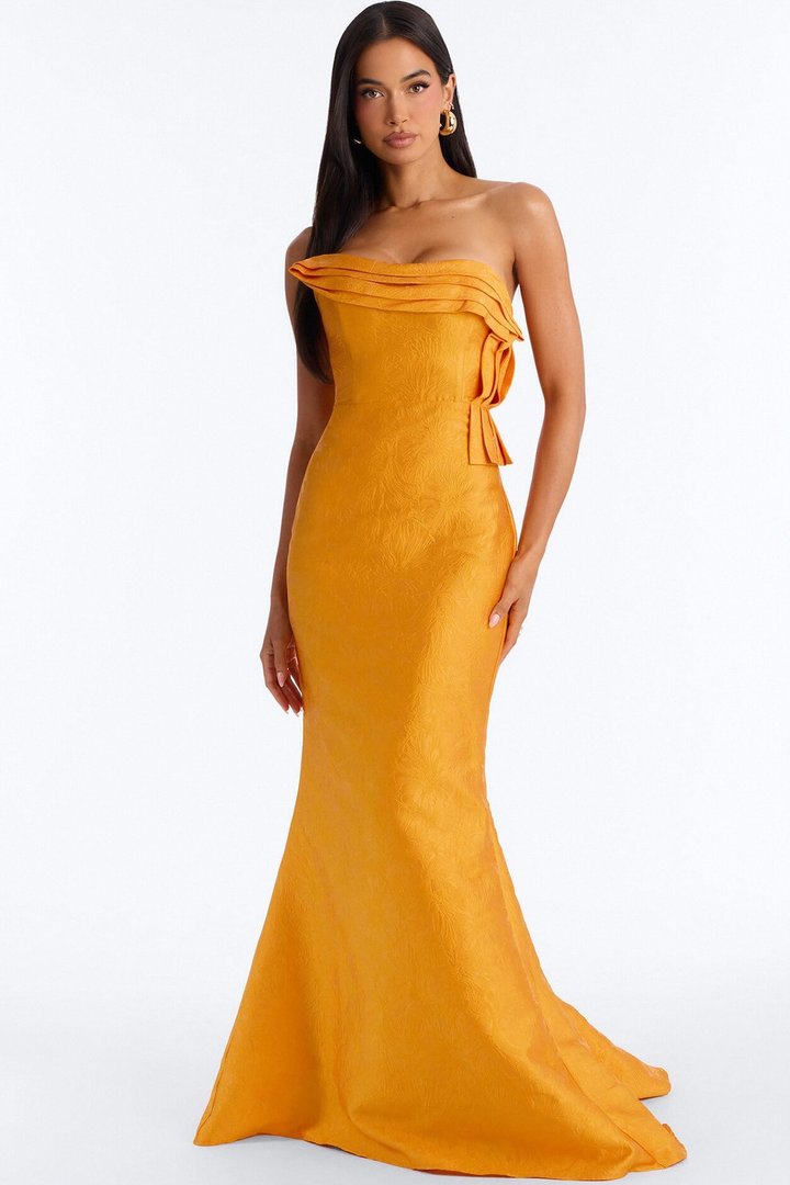 Making A Statement Gown - Orange