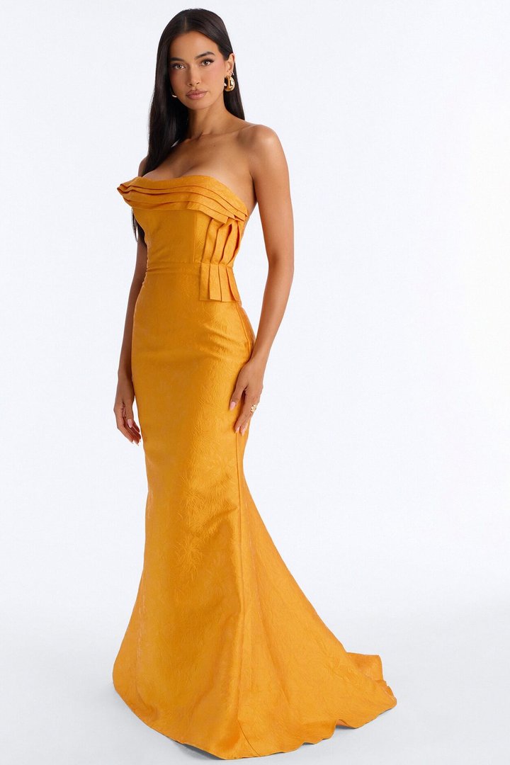 Making A Statement Gown - Orange
