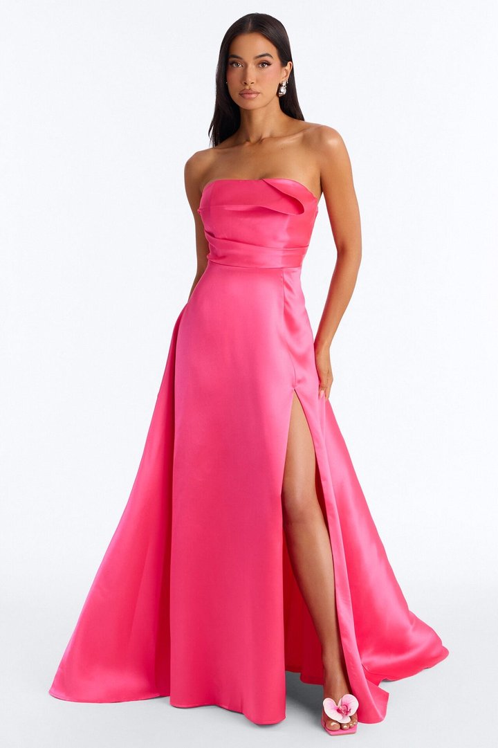 Say I Do Taffeta Gown - Pink