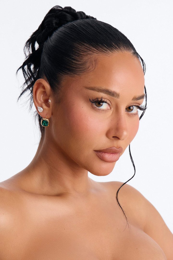 Everlight Earrings - Gold/Green