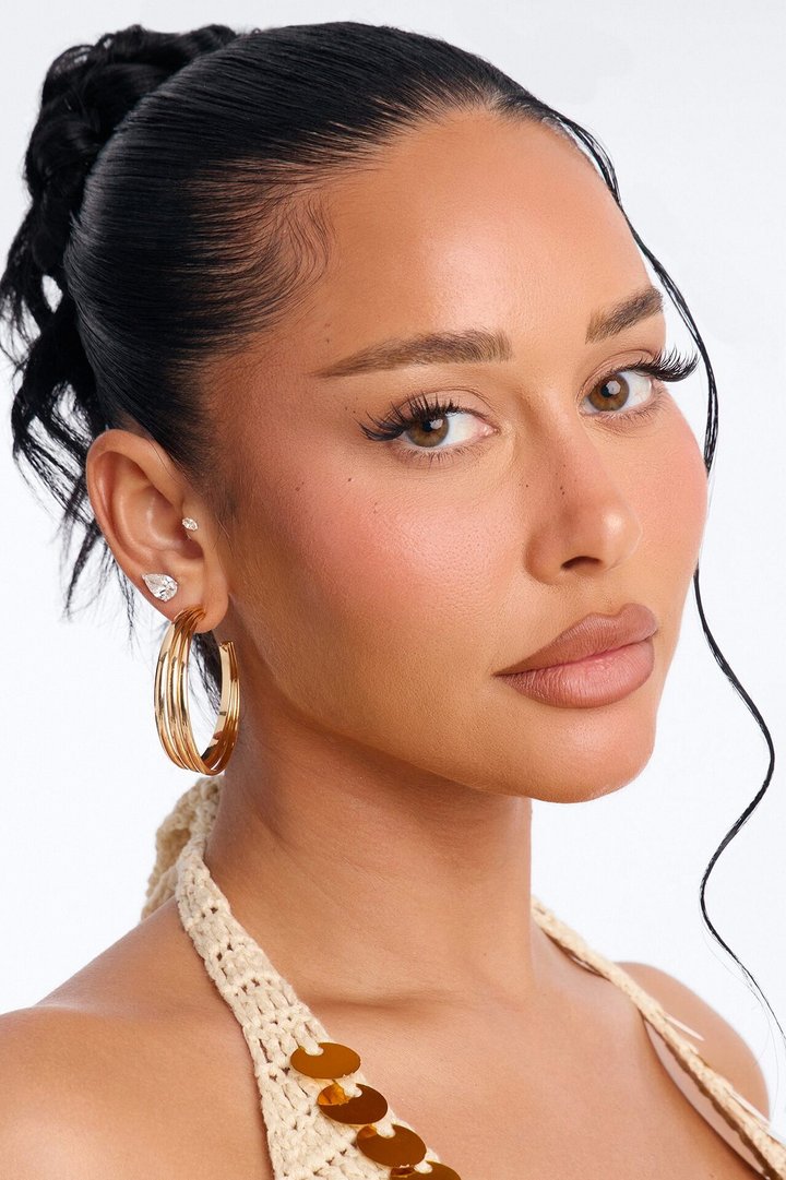 Can I Meet You There Hoop Earrings - Gold