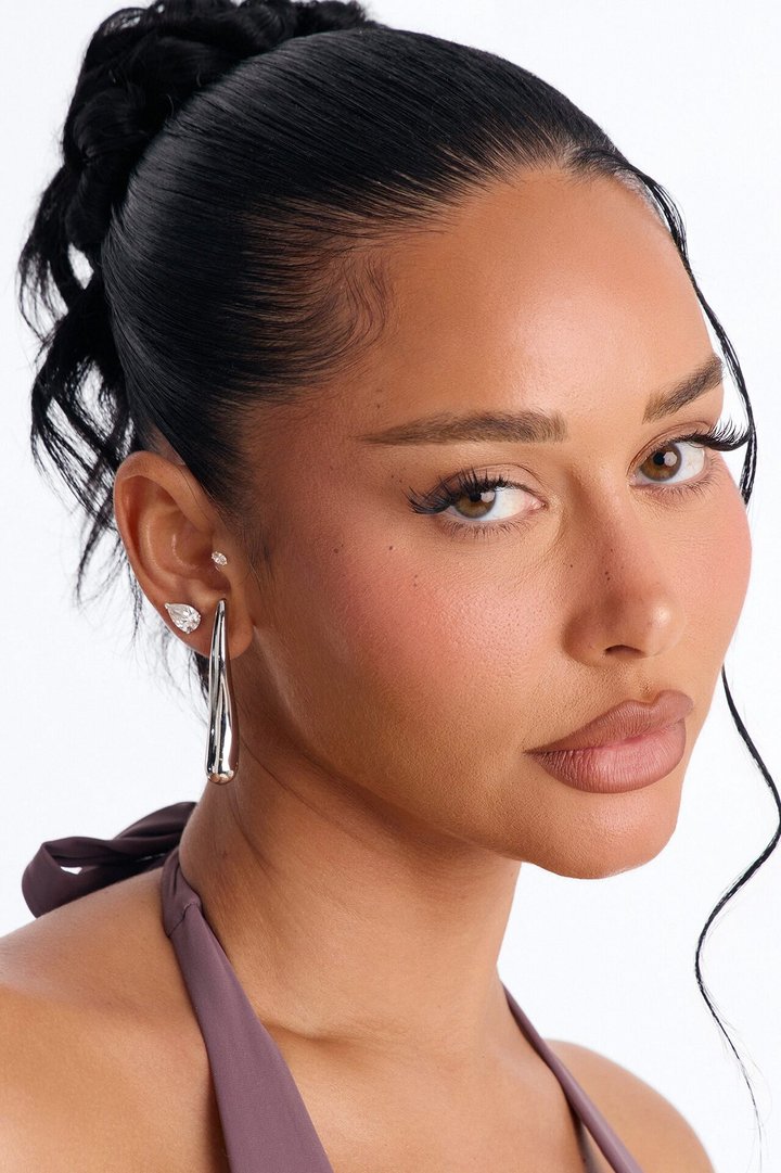 Just Go With It Earrings - Silver