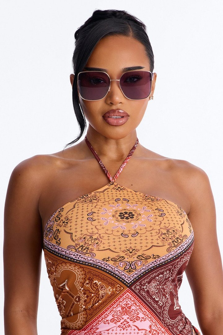 Sweeter Days Square Sunglasses - Purple