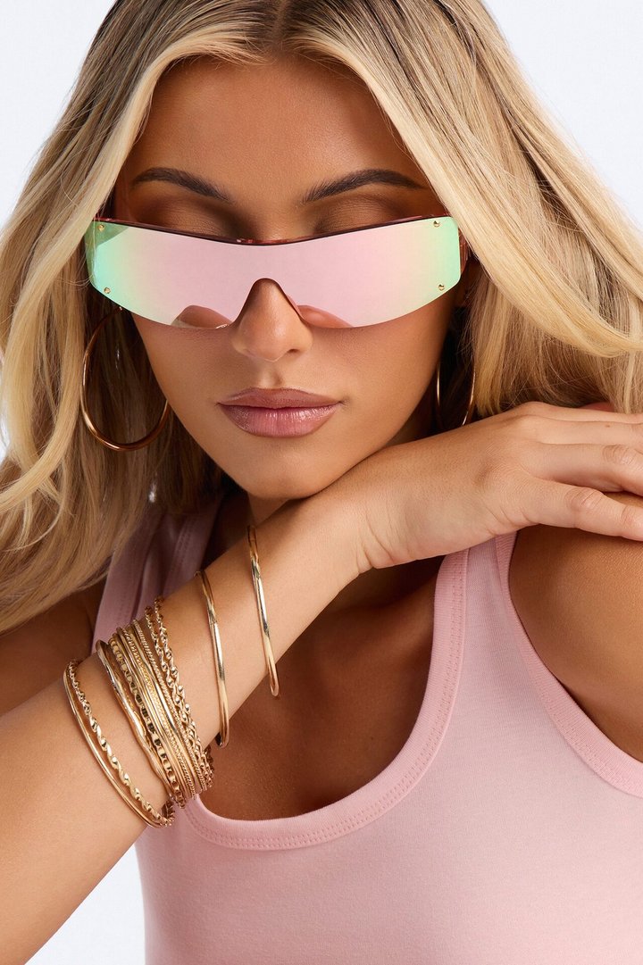 Back Stage Sunglasses - Pink/combo