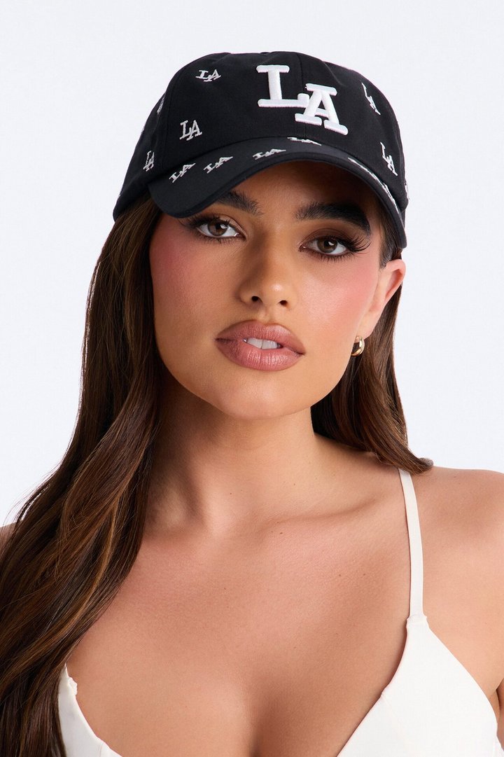 LA On Repeat Baseball Hat - Black/combo