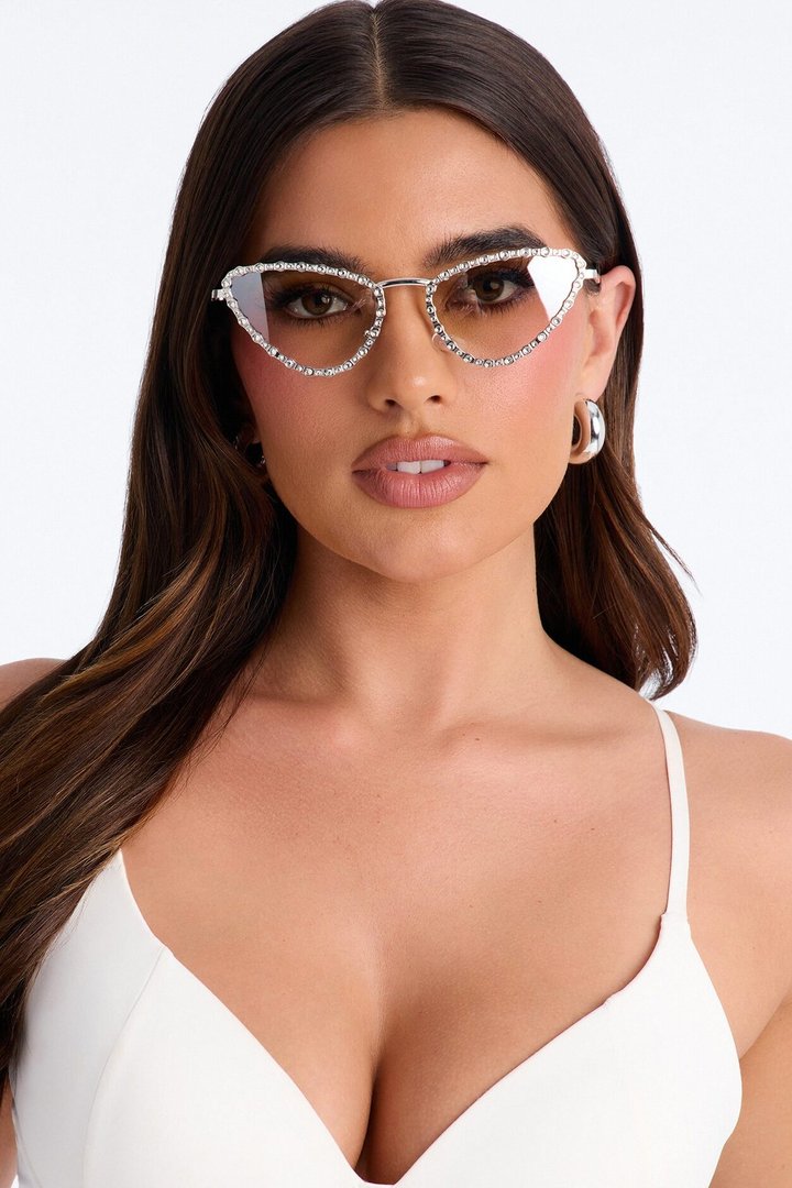 She Is The Life Of The Party Sunglasses - Silver