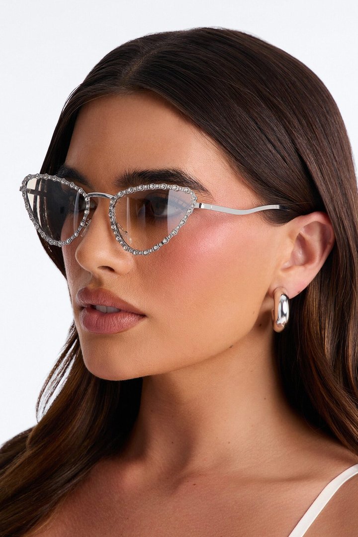 She Is The Life Of The Party Sunglasses - Silver