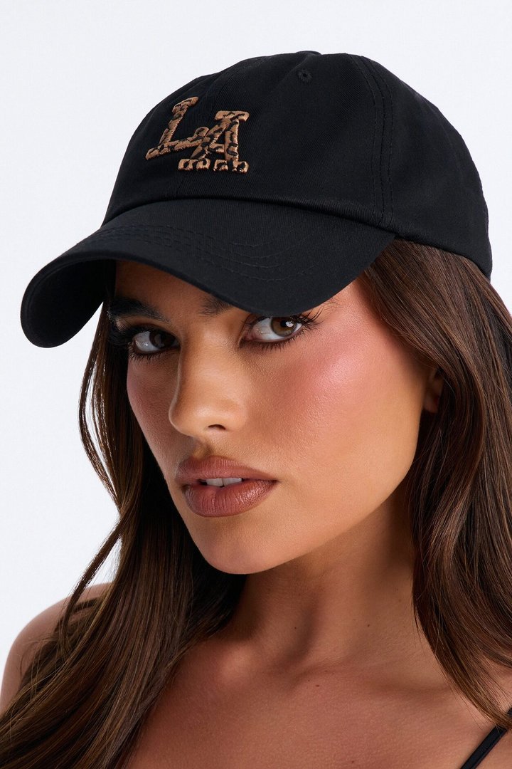 A Bit Wild In LA Baseball Hat - Black/combo