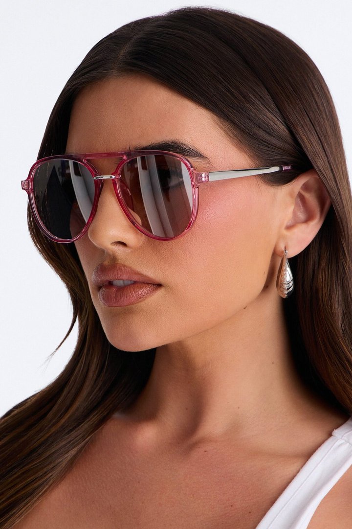 Passport Ready Aviator Sunglasses - Pink