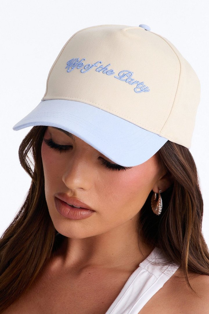 Wife Of The Party Baseball Hat - Blue/combo