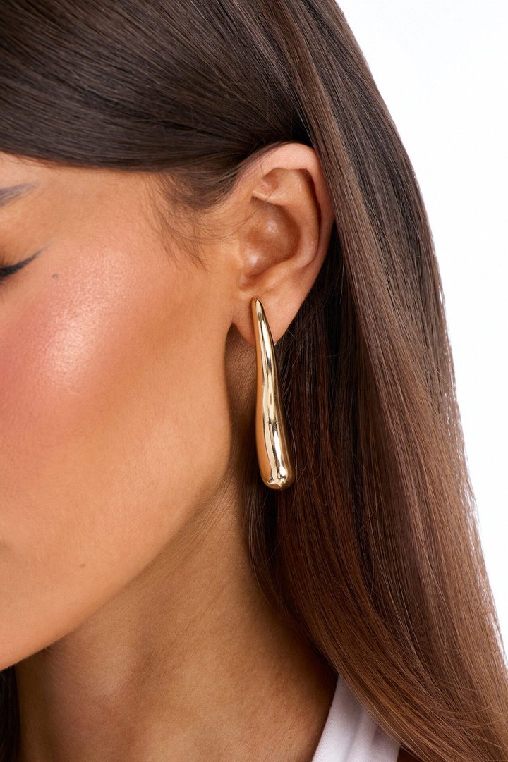 Just Go With It Earrings - Gold