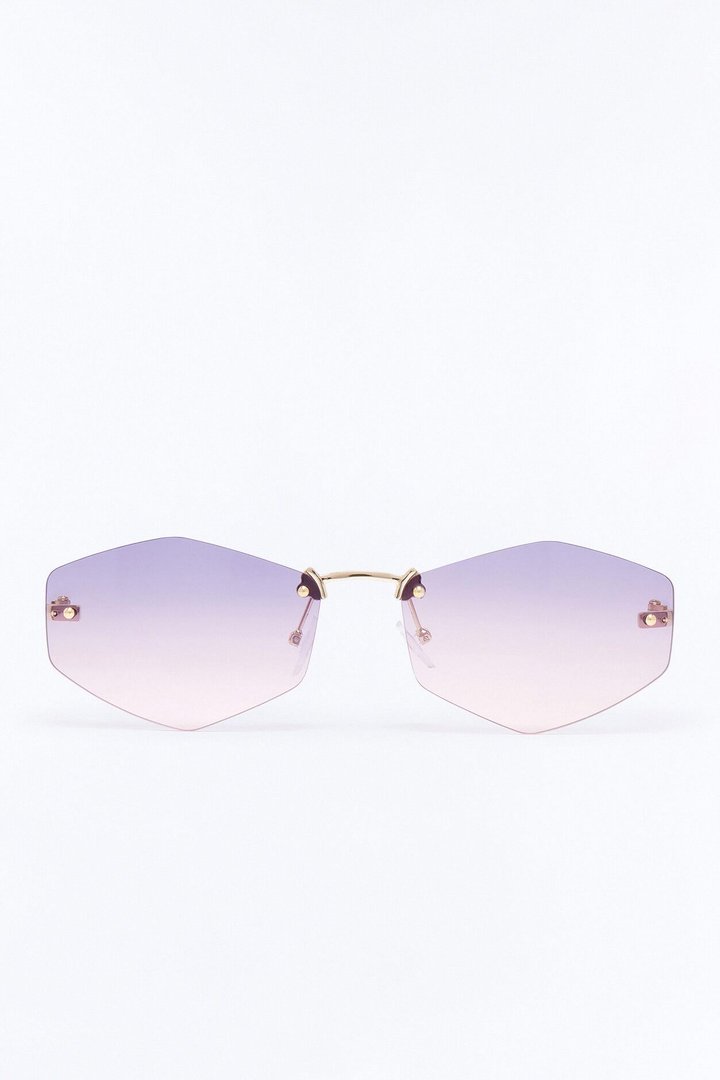 Sunset Send Off Sunglasses - Purple