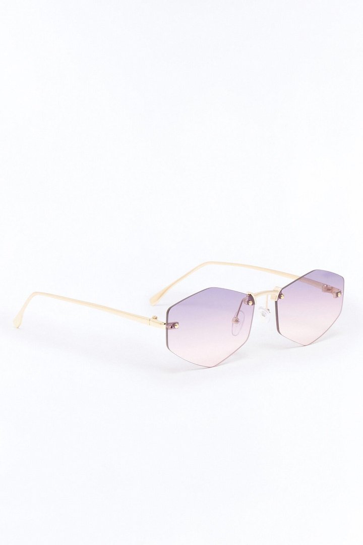 Sunset Send Off Sunglasses - Purple