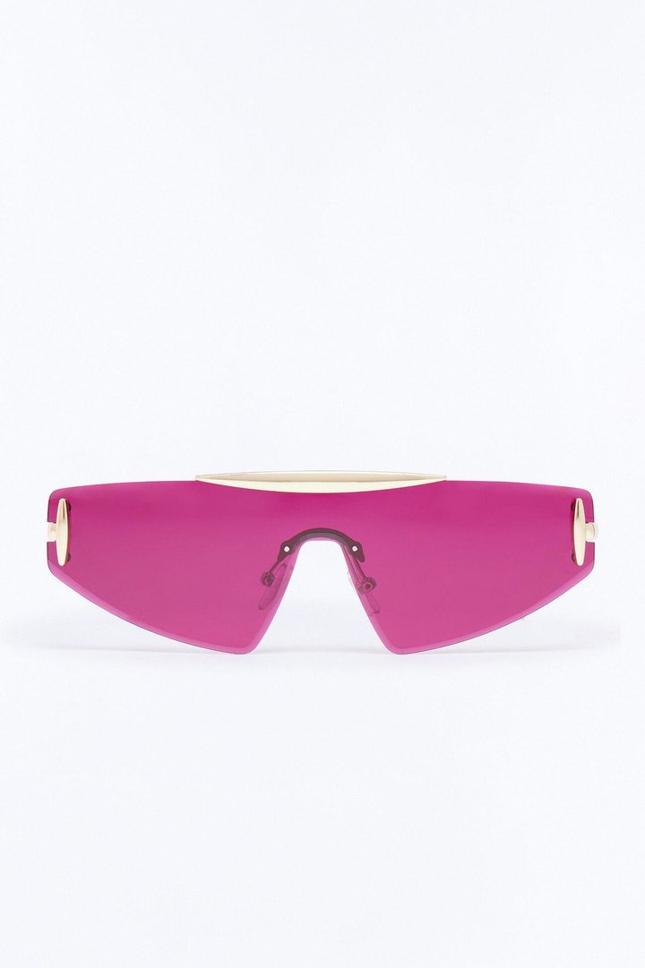 Raven Sunglasses - Gold/Pink