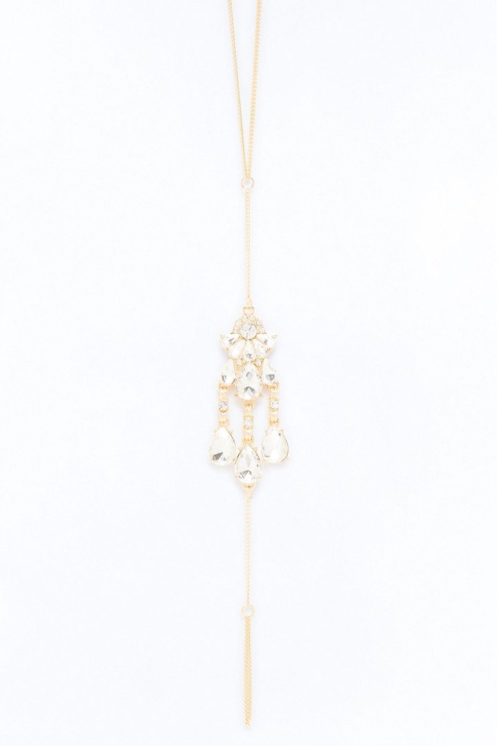 Feeling Electric Toe Chain Anklet - Gold