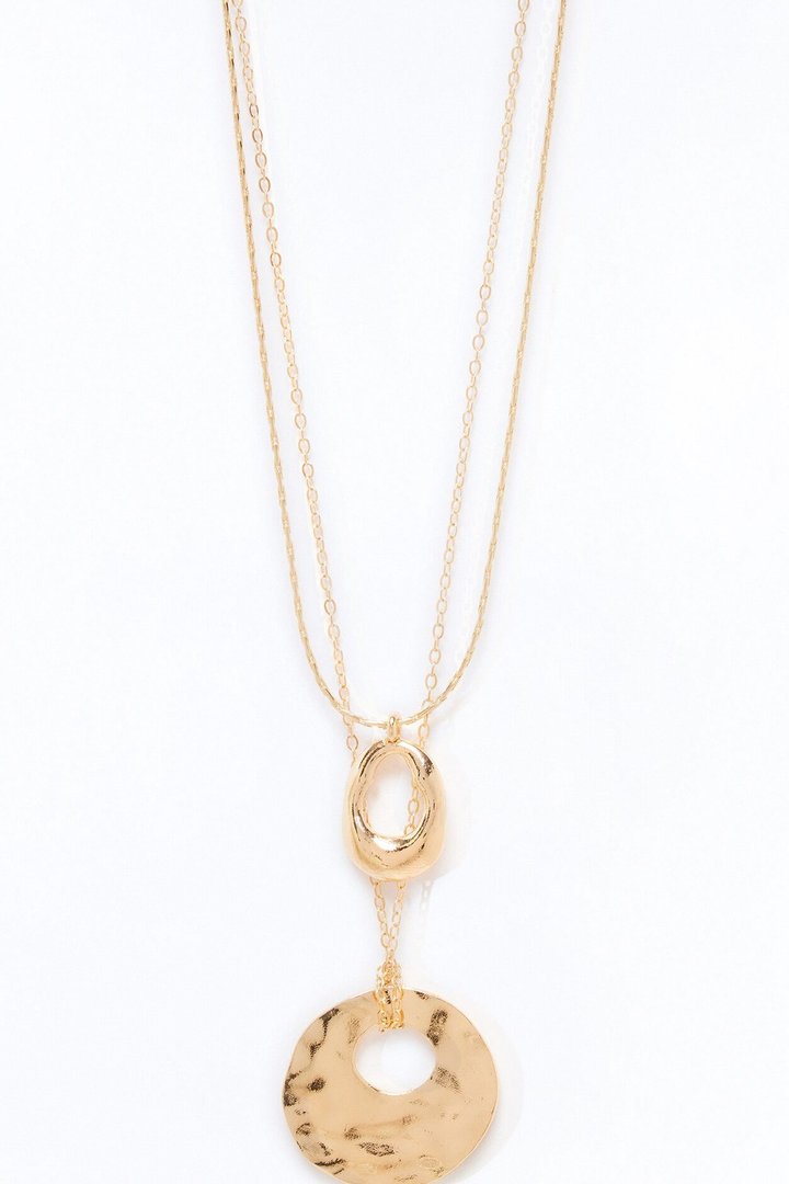 Sunset Walk Layered Necklace - Gold