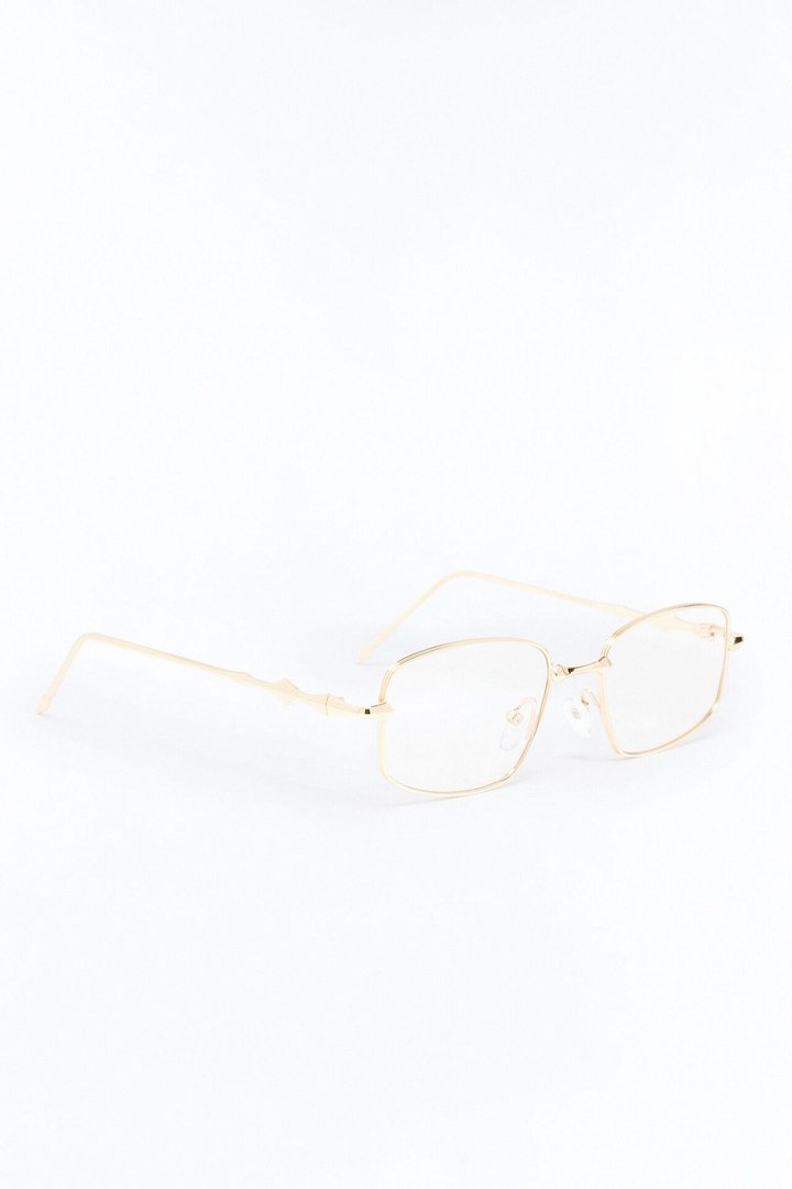 Feeling Invincible Glasses - Gold/Clear