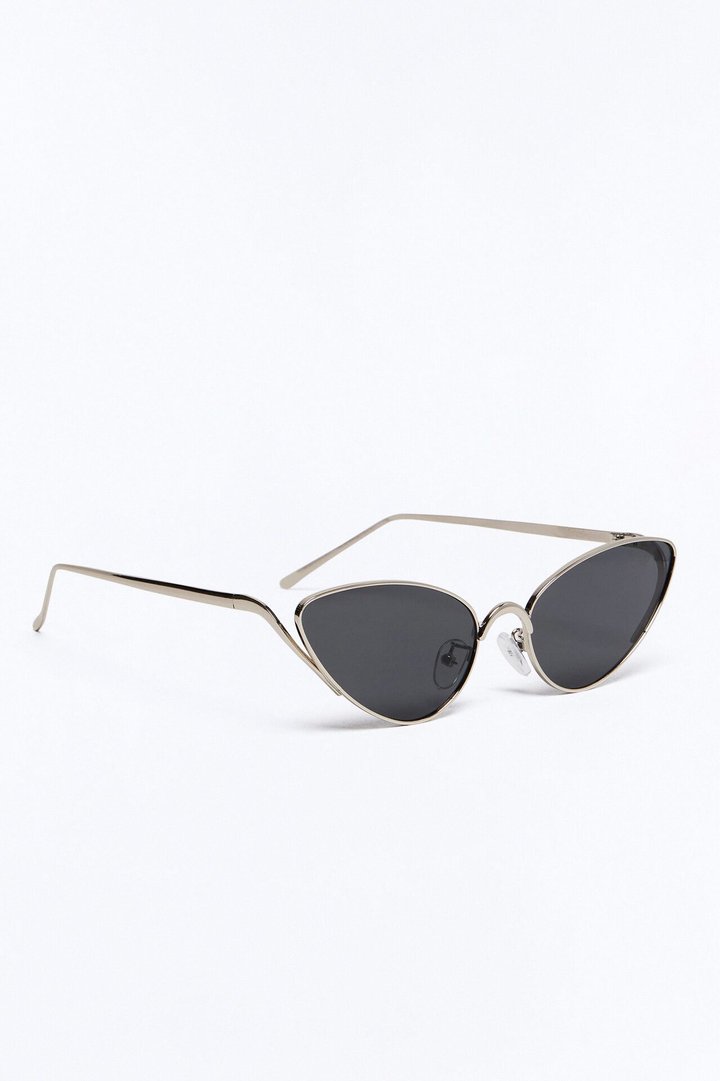 Cafe Dulce Sunglasses - Silver/Black