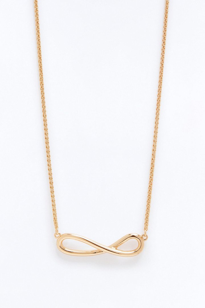 Always And Forever Infinity Pendant Necklace - Gold