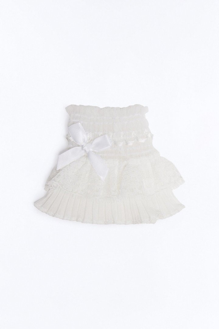 Victorian Mood Lace Fingerless Gloves - Ivory