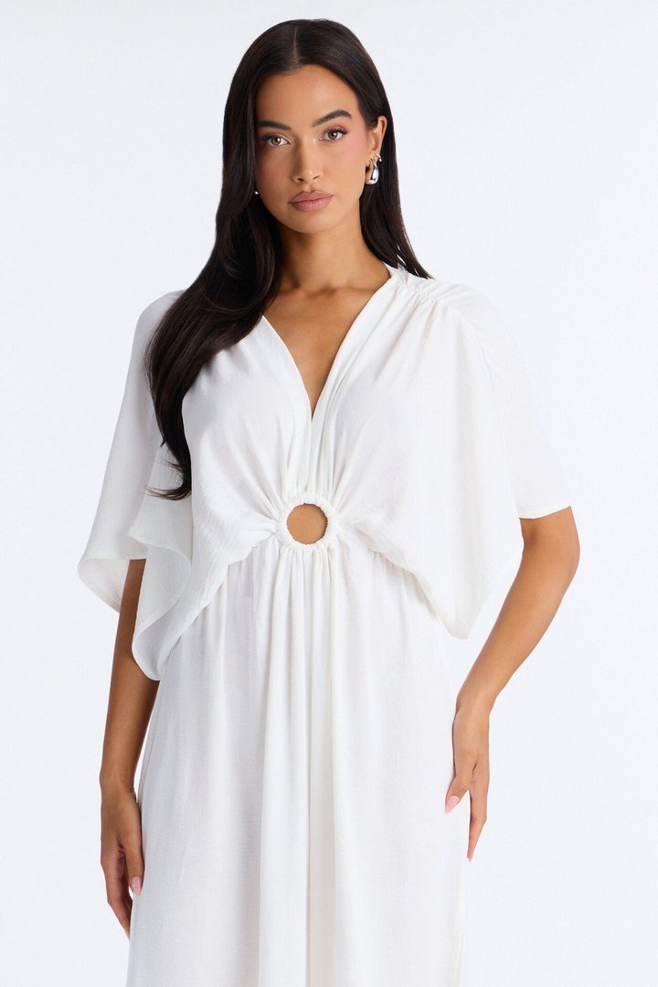 Drift Away Airflow Wide Leg Jumpsuit - White