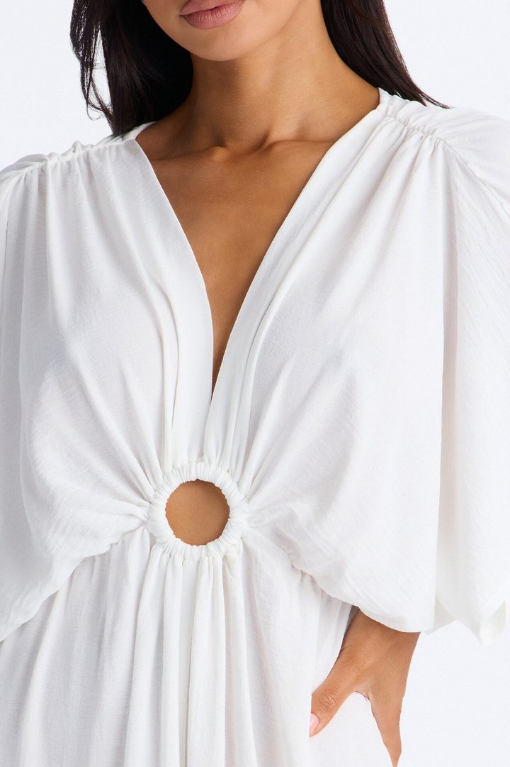 Drift Away Airflow Wide Leg Jumpsuit - White