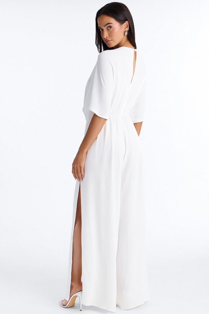 Drift Away Airflow Wide Leg Jumpsuit - White