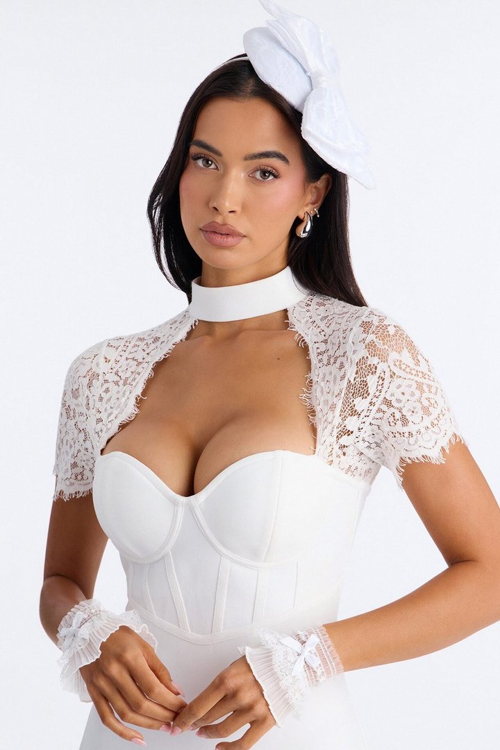 The Bow Moment Fascinator - Ivory