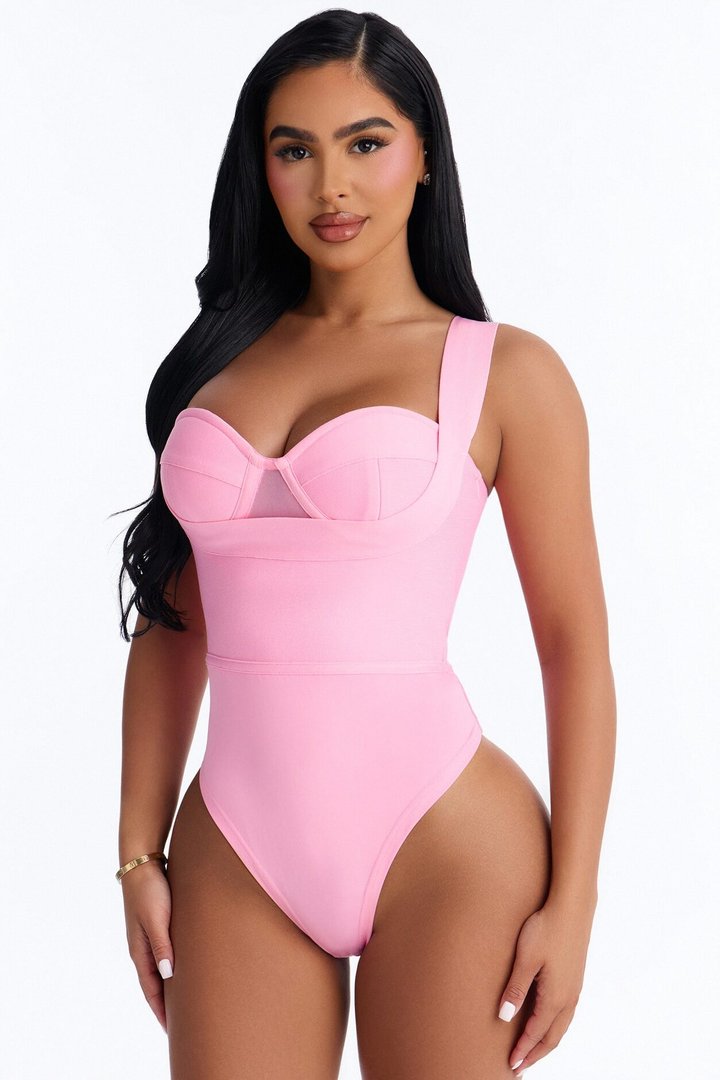 My Revenge Bandage Bodysuit - Pink